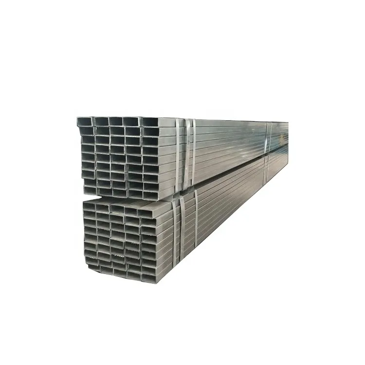 Hot dip galvanized rectangular steel tube for steel scaffolding and  carports  with different sizes